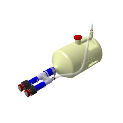 ATL 1.5" Dual Probe Gât drept Ansamblu sticlă de realimentare