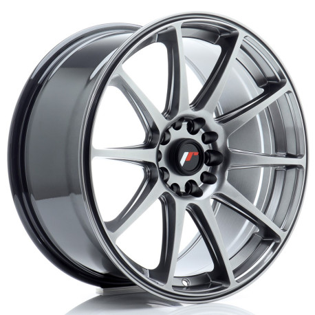 Jante Japan Racing JR11 17x7 ET25 4x100/108 Hyper Black | race-shop.ro