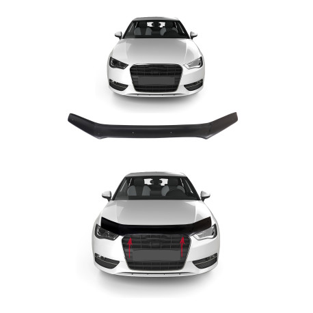 Deflectoare capotă RACES deflector capotă 4MM A3 2013-2017 | race-shop.ro