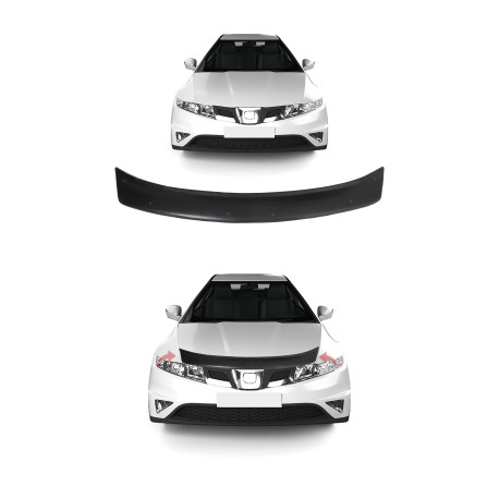 Deflectoare capotă RACES deflector capotă 4MM HONDA CIVIC 2006-2012 | race-shop.ro