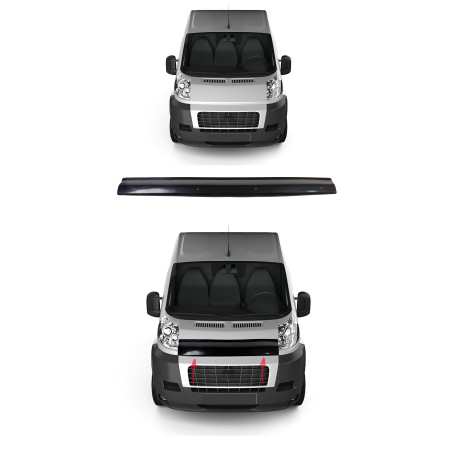 Deflectoare capotă RACES deflector capotă 4MM DUCATO 2006-2014 | race-shop.ro