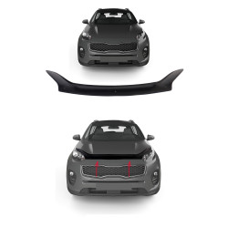 RACES deflector capotă 4MM KIA SPORTAGE 2016-
