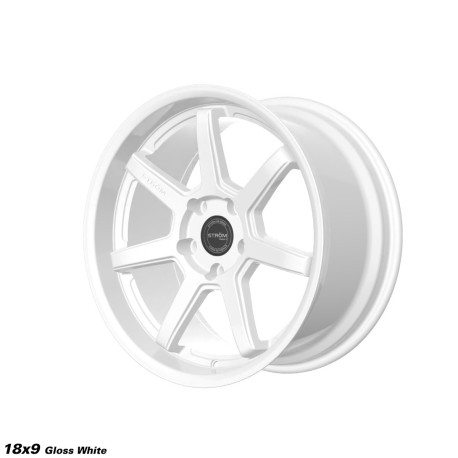 ALU disky STROM STROM DS-15 jantă 18x9 5x100 73.1 ET33, Full Gloss White | race-shop.ro