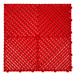RACES plăci modulare pentru podea garaj (40x40cm) - Roșu