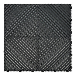 RACES plăci modulare pentru podea garaj (40x40cm) - Gri închis