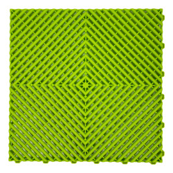 RACES plăci modulare pentru podea garaj (40x40cm) - Verde deschis