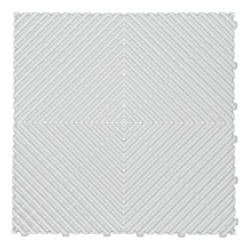 RACES plăci modulare pentru podea garaj (40x40cm) - Alb