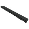 RACES Modular Floor - Tile Edge (Male Loops), Dark Grey