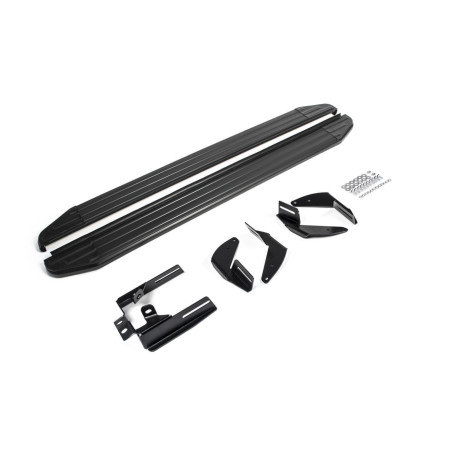 Trepte praguri laterale RIVAL trepte laterale Premium negre pentru Volkswagen Amarok 4D 2016-up | race-shop.ro