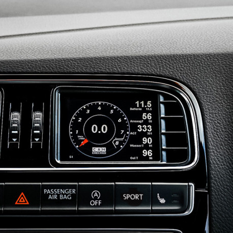 CANCHECKED display Display CANcheked VW Polo MK5 6C (inkl. GTI) RHD MFD32 Gen2 | race-shop.ro