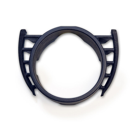 CANCHECKED display Capac de ventilație CANchecked Porsche Cayman 718 (Typ 982) LHD 52mm bezel for MFD15 | race-shop.ro