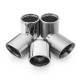 Ornament cu o ieșire RM Motors satin ornament evacuare din oțel inoxidabil KPZS/DP 76mm, intrare 63,5mm | race-shop.ro