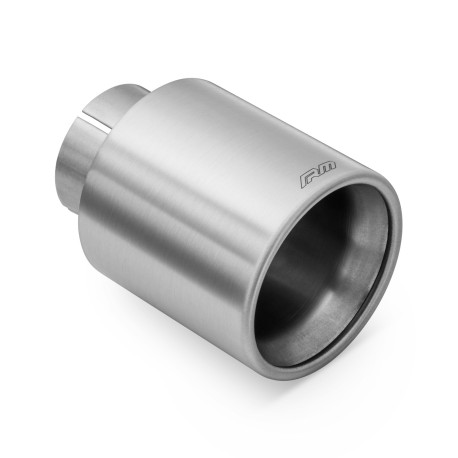 Ornament cu o ieșire RM Motors satin ornament evacuare din oțel inoxidabil KPZS/DK 89mm, intrare 76mm | race-shop.ro