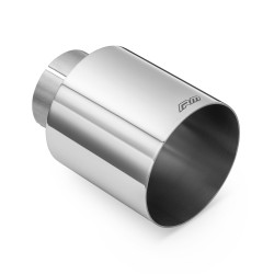 RM Motors ornament evacuare lustruit din oțel inoxidabil KPCP 89mm, intrare 50mm