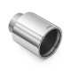 Ornament cu o ieșire RM Motors ornament evacuare lustruit din oțel inoxidabil KPZP/DP 89mm, intrare 76mm | race-shop.ro