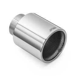 RM Motors ornament evacuare lustruit din oțel inoxidabil KPZP/DP 76mm, intrare 50mm