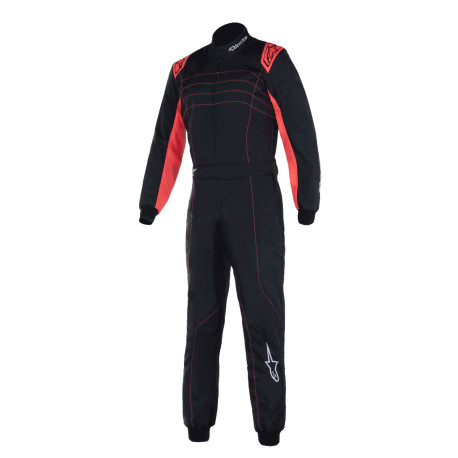 Combinezoane Alpinestars combinezon FIA KMX-9 V3, Black/Red Fluo | race-shop.ro