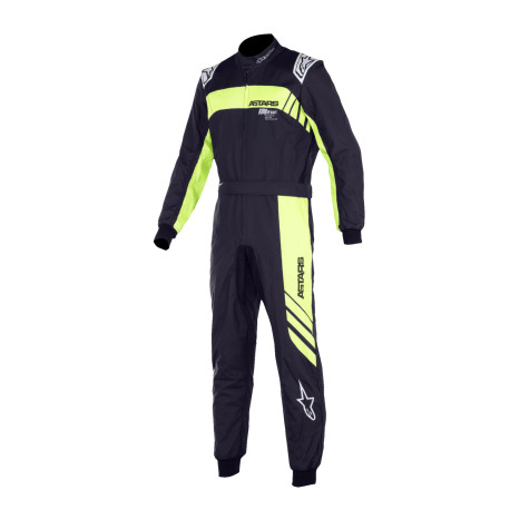 Combinezoane Alpinestars FIA Combinizon pentru tineret KMX-9 V3 Suit Graphic 3, Black/Yellow Fluo | race-shop.ro