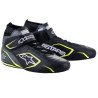 Pantofi de curse FIA OMP Sport, negru/galben-fluo