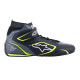 Încălțăminte Pantofi de curse FIA Alpinestars Tech-1 T V3, Black/Gray/Yellow | race-shop.ro