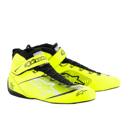 Pantofi de curse FIA Alpinestars Tech-1 Z V3, Yellow Fluo/Black