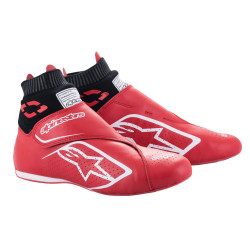 Pantofi de curse FIA Alpinestars Supermono V2, Red/white/Black