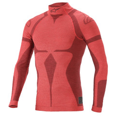 Alpinestars ZX Evo V2 Top cu mânecă lungă cu FIA, Red/Dark Red