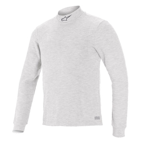 Lenjerie Alpinestars Race V3 Top cu mânecă lungă cu FIA, Alb | race-shop.ro