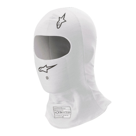 Cagule Alpinestars Race V3 Cagulă cu FIA, L/XL Alb | race-shop.ro