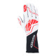 Mănuși de curse Alpinestars Tech-1 ZX V4 cu FIA, Black/White/Red