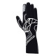 Mănuși de curse Alpinestars Tech-1 Race V4 cu FIA, Black Tar/Gray