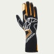 Mănuși de curse cu omologare FIA Alpinestars Tech-1 Race V4 (cusături exterioare), negru/portocaliu fluo