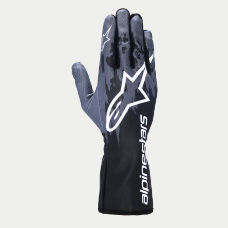 Mănuși Mănuși de curse Alpinestars Tech-1 K V3 cu FIA, Negru/Antracit | race-shop.ro