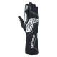Mănuși de curse Alpinestars Tech-1 KX V4 cu FIA, Negru/Antracit