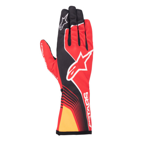Mănuși Mănuși de curse Alpinestars Tech-1 K Race V2 Future, Roșu / mandarină | race-shop.ro