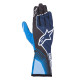 Mănuși de curse Alpinestars Tech-1 K Race V2 Future, Albastru marin / Negru