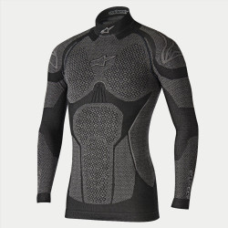 Alpinestars Ride Tech Top cu mânecă lungă iarnă, Negru/gri