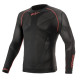 Alpinestars Ride Tech V2 Top maneca lunga vara, Negru/roșu
