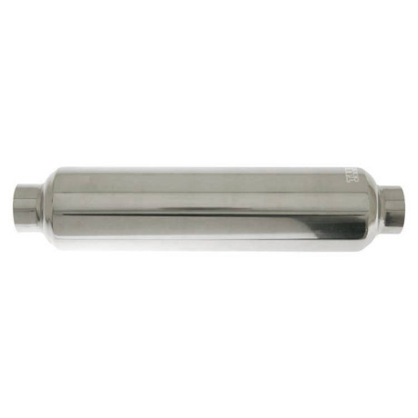 1x Intrări/ 1x Ieșiri Tobă intermediară inox RACES 2, intrare / ieșire 2,25" (57mm) | race-shop.ro