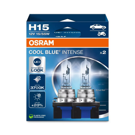 Becuri auto Osram becuri auto cu halogen COOL BLUE INTENSE (NEXT GEN) H15 (2buc) | race-shop.ro