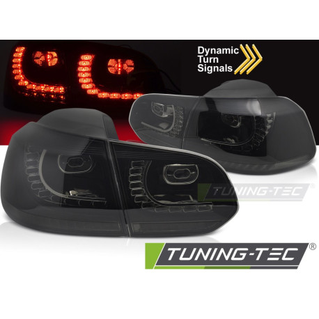 Iluminare auto STOPURI LED FUMURIU SEQ se potrivesc VW GOLF 6 08-13 | race-shop.ro