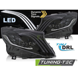 FARURI LED NEGRU pentru MERCEDES-BENZ VITO W447 14-23