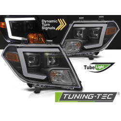 NISSAN NAVARA FRONTIER 10-14 TUBE LIGHTS NEGRU