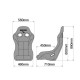 Scaune sport cu omologare FIA Scaun sport Bride ZETA IV cu FIA | race-shop.ro