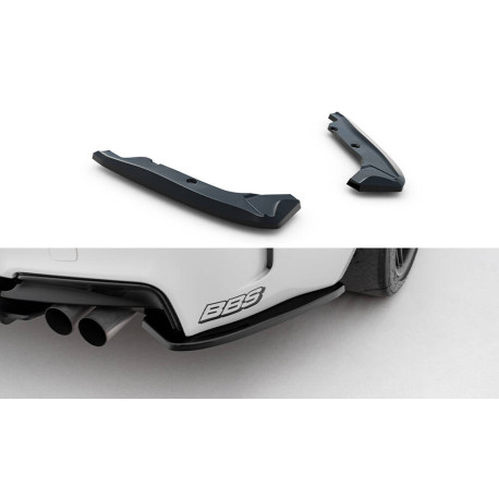 Body kit și tuning vizual MAXTON DESIGN prelungiri laterale bară spate pentru BMW 1 M Coupe E82, negru lucios | race-shop.ro