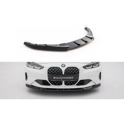 MAXTON DESIGN prelungire bară față pentru BMW 4 Coupe / Cabrio G22 / G23, negru lucios