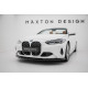 Body kit și tuning vizual MAXTON DESIGN prelungire bară față pentru BMW 4 Coupe / Cabrio G22 / G23, negru lucios | race-shop.ro