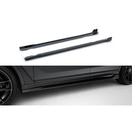 Body kit și tuning vizual MAXTON DESIGN praguri laterale pentru BMW X7 M-Pack G07 Facelift, prepreg carbon | race-shop.ro