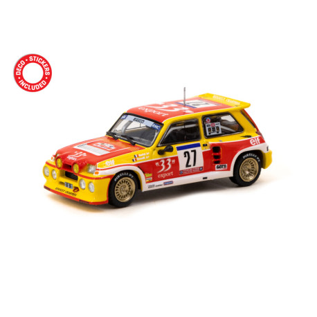Car models Tarmac Works 1/64 - Renault 5 MAXI Turbo | Tour de Corse - Rallye de France 1985 | Didier Auriol & Bernard Occelli | race-shop.ro
