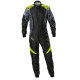 Combinezoane Costum copil curse FIA OMP KS-2X ART, negru/galben fluo | race-shop.ro
